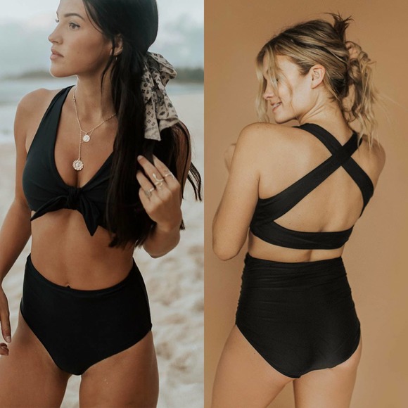 Albion Matte Black Top Knot Women's Size M - Picture 8 of 8